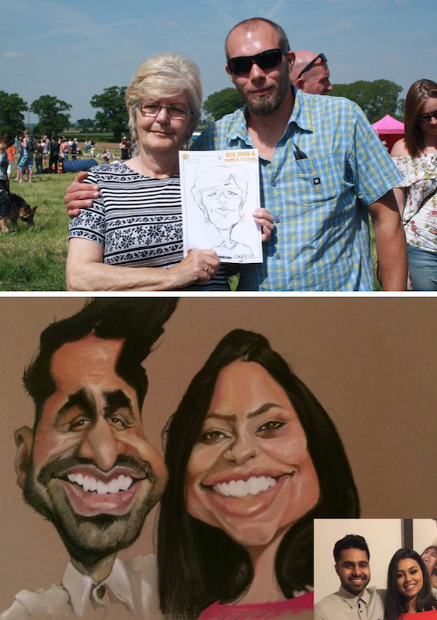 Ivan Bystriansky Caricaturist - image ivan-2 on https://onlineweddingdirectory.co.uk