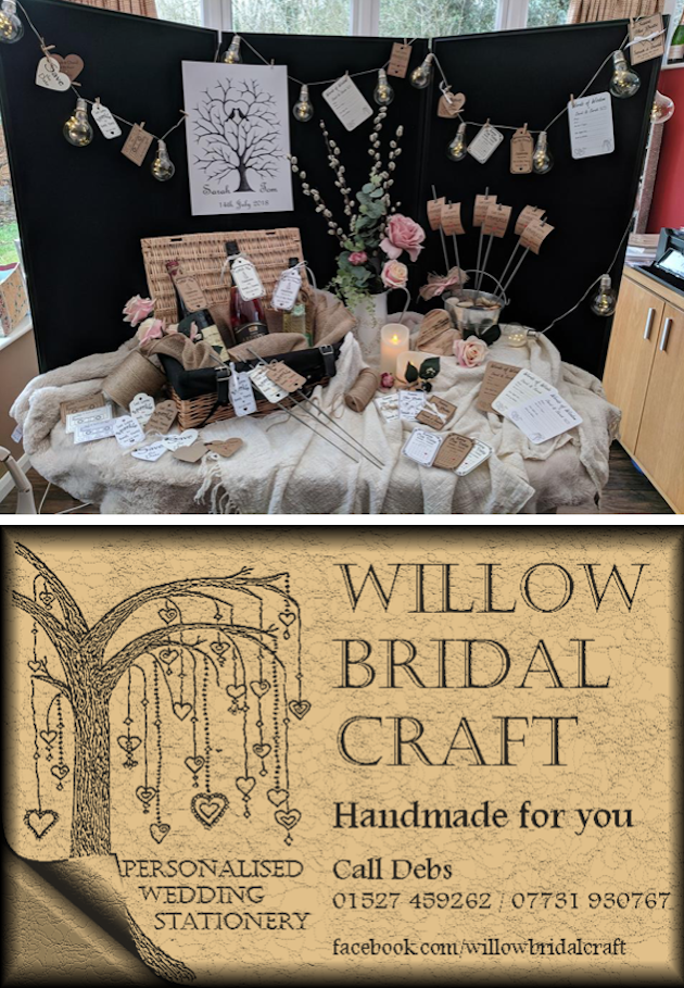 Willow Wedding Stationary - image willow-craft-3 on https://onlineweddingdirectory.co.uk